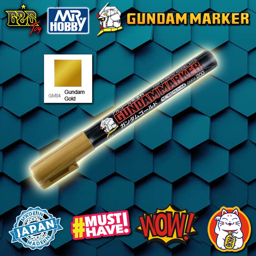 Gundam Marker - GM04 Gold สีทอง : Mr.Hobby