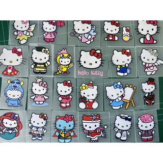 ตัวรีดติดเสื้อ Hello kitty 1🐱  แผ่นฟิมล์รีดร้อน อาร์มติดเสื้อ DIY คิตตี้ 🐱