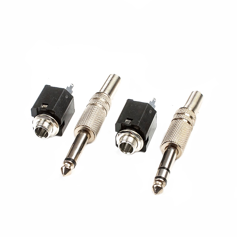 Mono / STEREO TS / TRS ตัวผู้ / ตัวเมีย 1/4 นิ้ว 6.35 มม. เสียง PCB เมาท์ไมโครโฟน เอาท์พุต แจ็คซ็อกเก็ตปลั๊ก