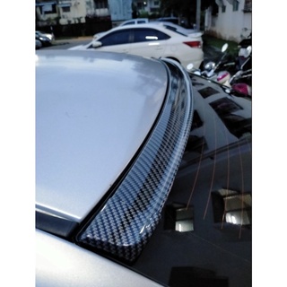 สปอยเลอร์ สปอยเลอร์หลัง ตูดเป็ด Ducktail spoiler ความกว้าง (ขนาดใหญ่) ความยาว1.5M กาว 3M ตูดเป็ดคาร์บอน