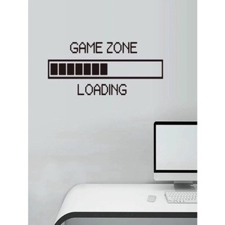 พร้อมส่ง สติกเกอร์เกมโซน Game zone sticker