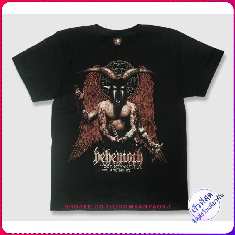 เสื้อวง behemoth เสื้อวงร็อค behemoth 📌ป้าย rock yeah 📌