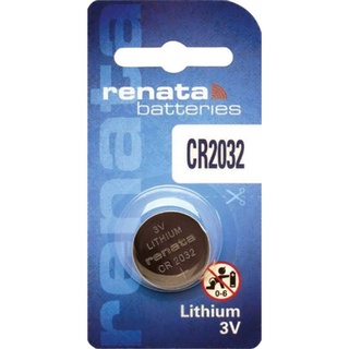 ถ่าน Renata CR2032 3V  แพคเดี่ยว จำนวน 1ก้อน ของใหม่ ของแท้