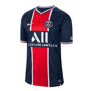 เสื้อกีฬาแขนสั้น ลายทีมเหย้า PSG 20/21 ชุดเหย้า สําหรับผู้ชาย