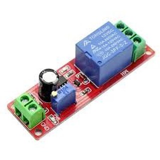 Delay Timer Switch DC 12 V NE555 โมดูลรีเลย์หน่วงเวลา0-10วินาที