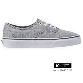 VANS AUTHENTIC CHAMBRAY EBONYTRUE WHITE SNEAKERS สินค้ามีประกันแท้