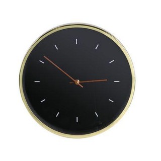 ﻿นาฬิกาแขวนโลหะ นาฬิกาติดผนัง นาฬิการับแขก 12 นิ้ว (สีทอง) x 1 อัน
