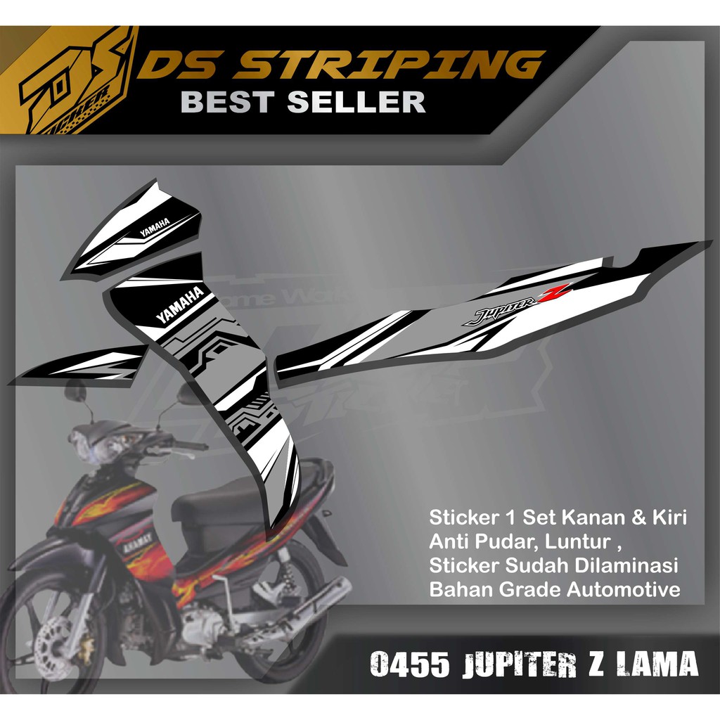 0455 Striping Jupiter Z Burhan อุปกรณ์เสริมสําหรับใช้ในการแข่งรถยนต์