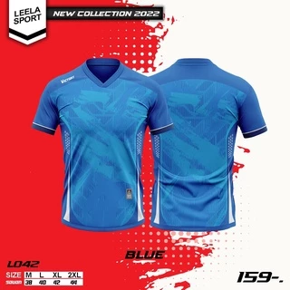 Victory เสื้อกีฬาคอวีแขนสั้น ใหม่ล่าสุด รุ่น L-042
