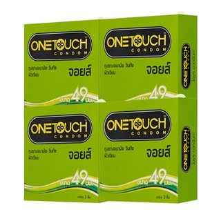 ถุงยาง 49 วันทัช จอยส์ ชุด 4 กล่อง (One Touch Joys Pack 4)