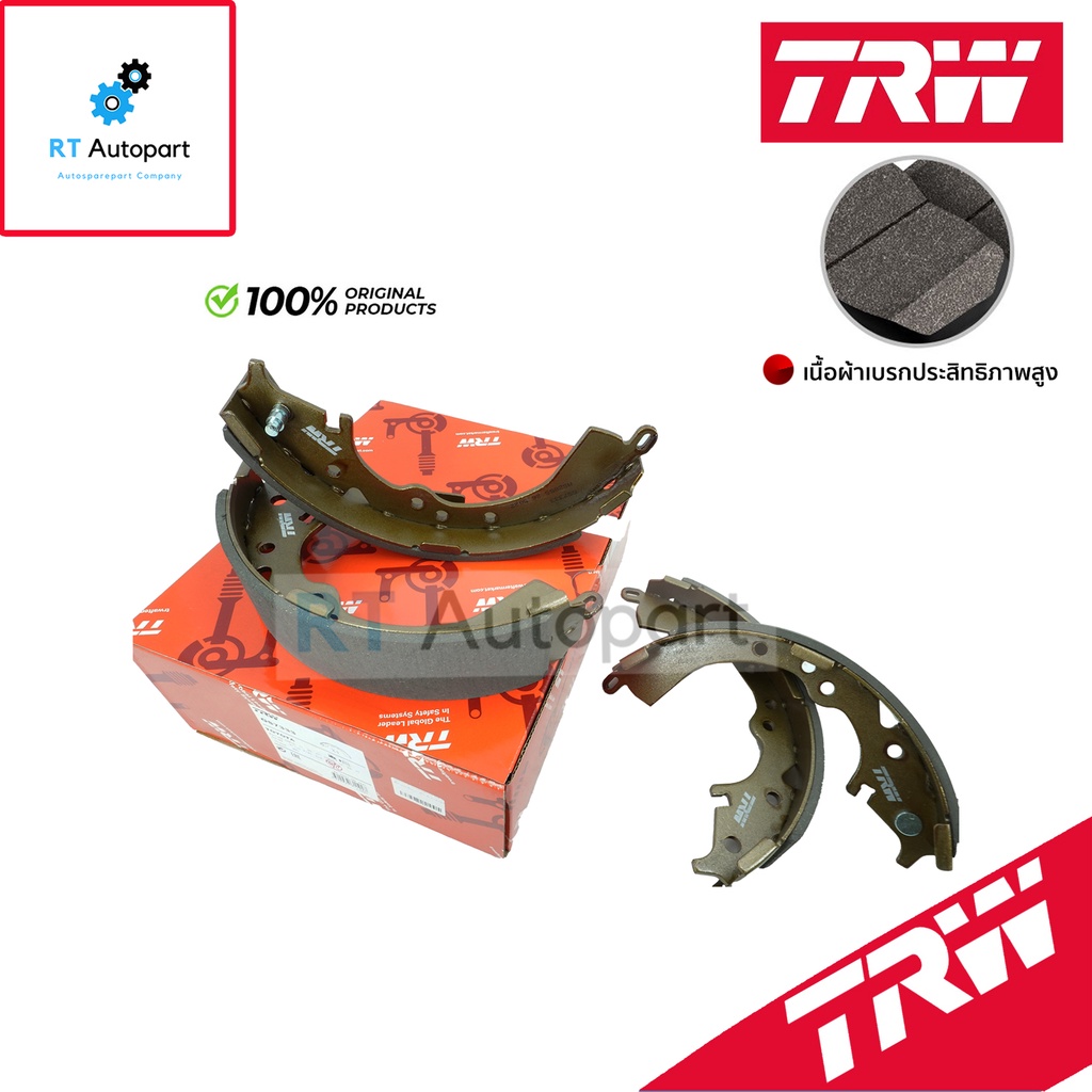 TRW ผ้าดรัมเบรคหลัง Toyota Vigo 2wd 4wd ปี03-11 Prerunner Fortuner ปี03-18 / ผ้าเบรค ผ้าเบรค / GS7333 / GS7914