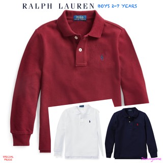 RALPH LAUREN COTTON MESH POLO SHIRT ( BOYS 2-7 YEARS )