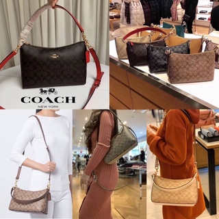 Coach  LEWIS SHOULDER BAG IN SIGNATURE CANVAS