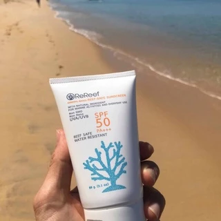 ReReef ครีมกันแดดเป็นมิตรต่อปะการัง Mineral-based Reef-safe Ocean-friendly Sunscreen SPF50 (40g)