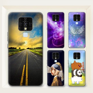 เคสโทรศัพท์ซิลิโคน TPU แบบนิ่ม ลายเพ้นท์ สําหรับ Tecno Camon 16 16 ProCE7 CE7j CE9h