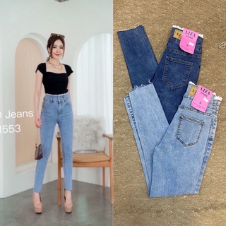 New jeans กางเกงยีนส์สกินนี่เอวสูงผ้ายืด#LiZA jeans