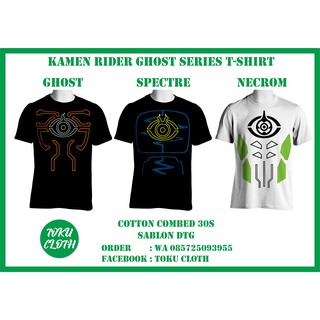 เสื้อยืด พิมพ์ลาย Kamen Rider Ghost Specter Necrom สําหรับผู้ชายSize S-5XL