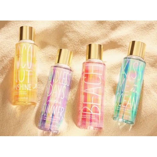 น้ำหอม Victoria's Secret Summer Vacation Collection Fragrance Mist ขนาด 250ml. งานมิลเลอร์