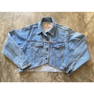 เสื้อแจ็คเก็ตเอวลอย_ Denim Jacket - New Fashion