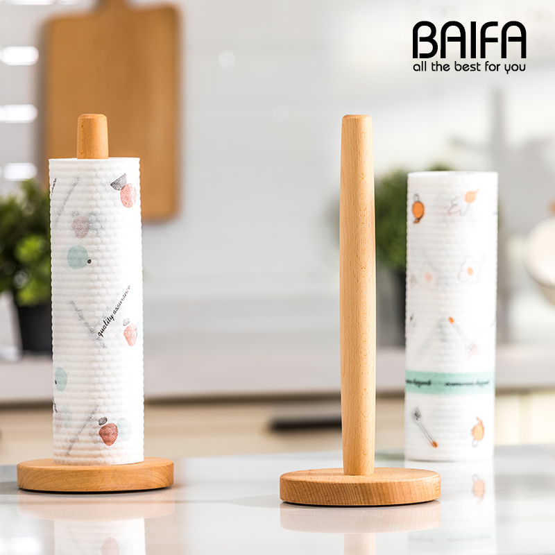 Kitchen Towel Rack Household Desktop Kitchen Paper Rack HoleFree