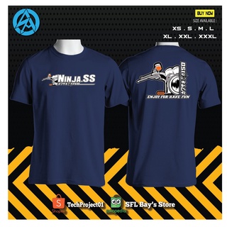 ใหม่ เสื้อยืด ลาย Ninja 150 SS คุณภาพดี สําหรับผู้ชาย ผู้หญิง