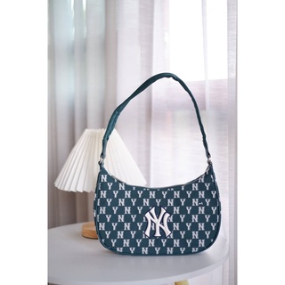 &lt;พร้อมส่ง สีใหม่เข้าค่ะ&gt;New MLB monogram jacquard hobo bag กระเป๋าสะพาย รุ่นใหม่