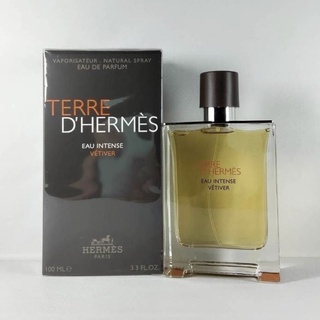 Hermes Terre dHermes Eau Intense Vetiver EDP 100ml กล่องซีล #hermes