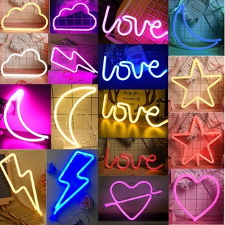 LED Love Neon Light Sign Night Lamp Party Wedding Valentine Decoration lighting Lights