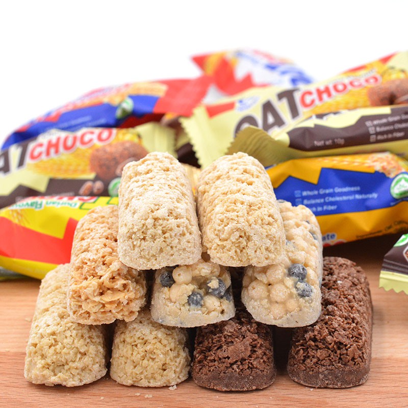 (ใหม่) Oat Choco Original Nezline ขนมข้าวโอ้ต ธัญพืชอัดแท่ง รสดั้งเดิม แท้ 100% ตราเนสไลน์ 400 กรัม - รูปที่ 3