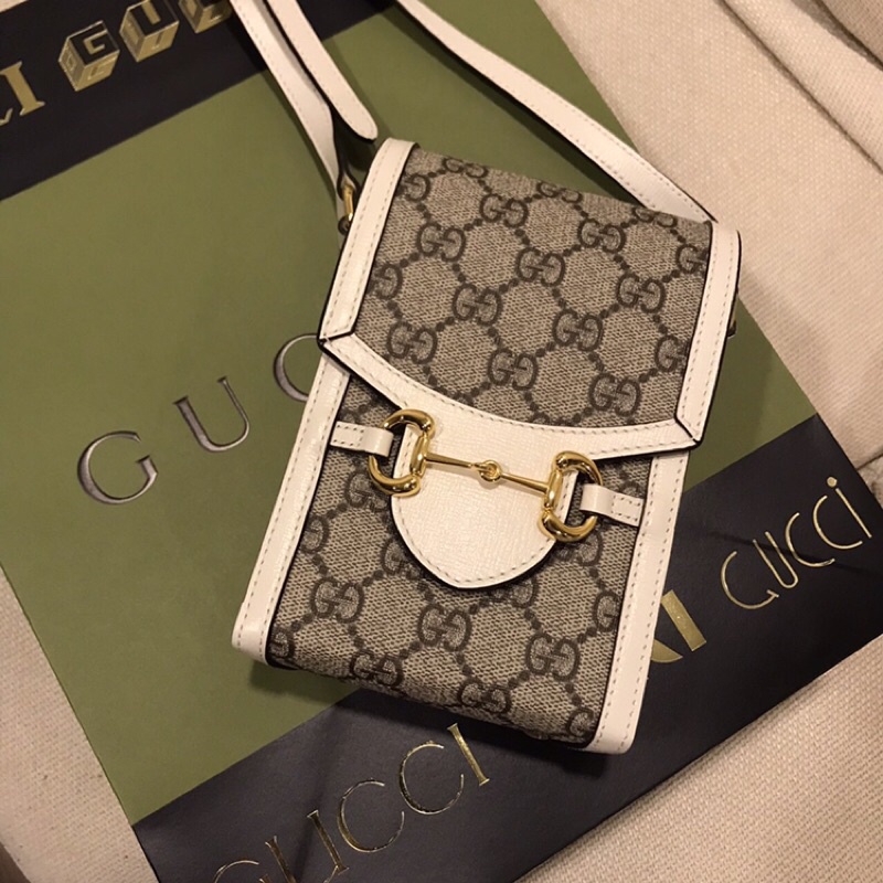 Gucci Phone Bag - สีขาว