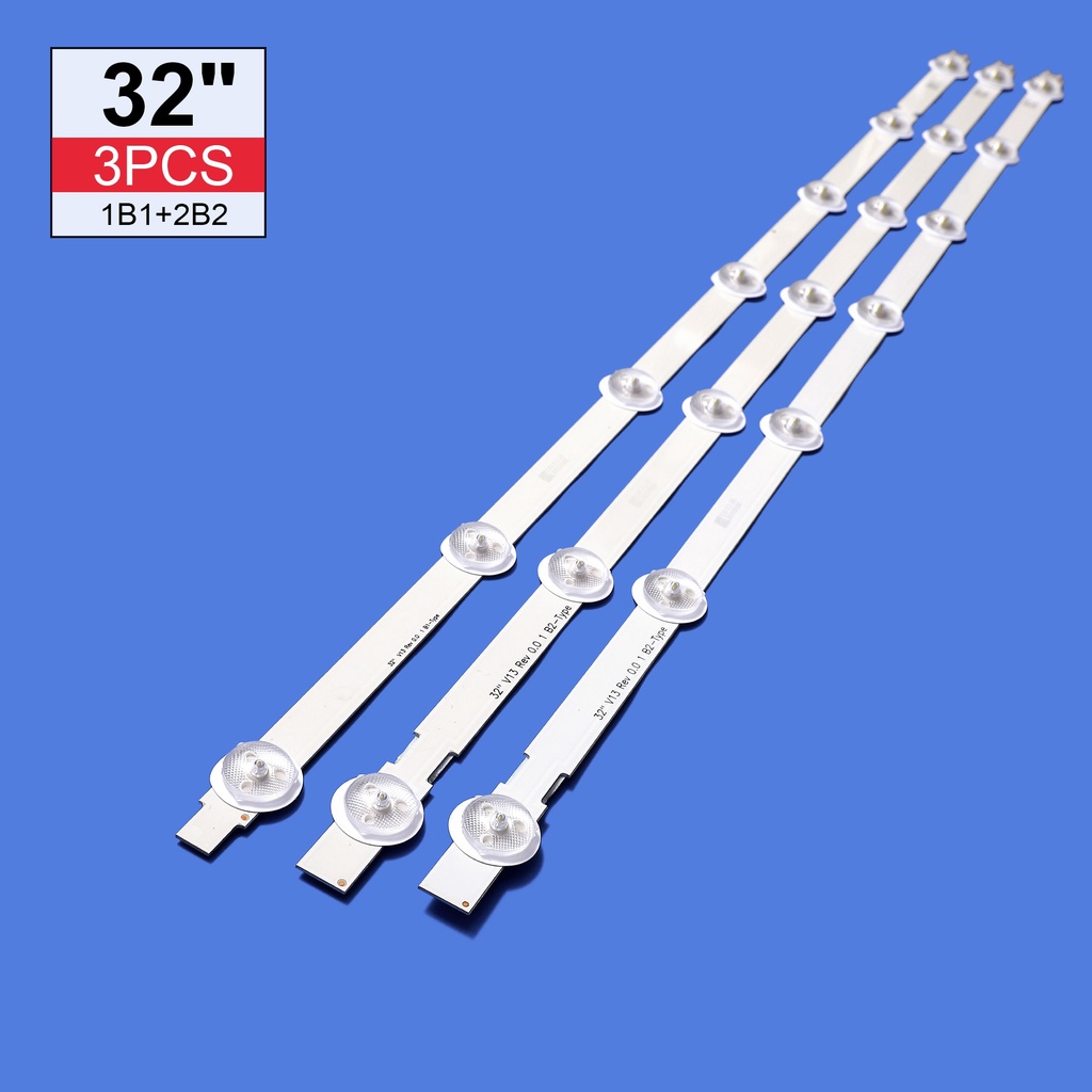 ชุดใหม่ 3 ชิ้น B1/B2 LED Backlight Strip สําหรับ 32LB530U 6916L-1437A 1438A 32LN540V 32LN577S 32LN57
