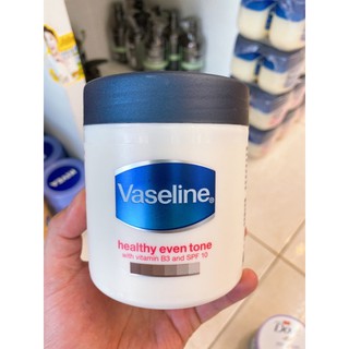 ครีมบำรุงผิวกายสูตรเข้มข้น Vaseline healthy  even   Tone vitamin B3 and SPF 10 400ml.