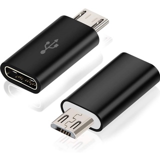 [จัดส่งฟรี][Featured] ตัวแปลงสายเคเบิล USB Type C เป็น Micro USB Android / อะแดปเตอร์ชาร์จข้อมูล ขนาดเล็ก / เข้ากันได้กับแล็ปท็อป โทรศัพท์ และอุปกรณ์ USB C อื่น ๆ อุปกรณ์เสริมมือถือ