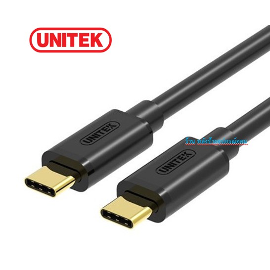 ลดราคา UNITEK USB3.1 USB-C to USB-C Cable Y-C477BK รับประกัน 2 ปี #ค้นหาเพิ่มเติม ปลั๊กแปลง กล่องใส่ฮาร์ดดิสก์ VGA Support GLINK Display Port