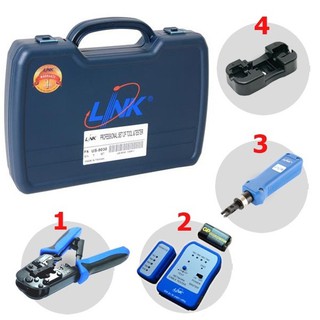 ชุดเครื่องมือสำหรับสาย LAN ครบชุด Link US-8030 LAN TOOL Professinal SET(BOX)