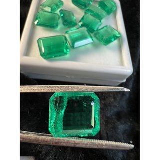 Australian Lab created Biron Emerald 7 carats size 13x11mm