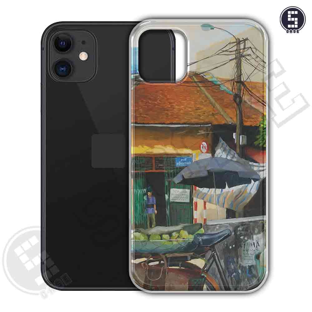 เคสสําหรับ iPhone 11/ 11 Pro/ 11 Pro Max ยืดหยุ่นคอลเลกชัน 12 Old Town น้ํามันทาสี A1201-A1202-A1203