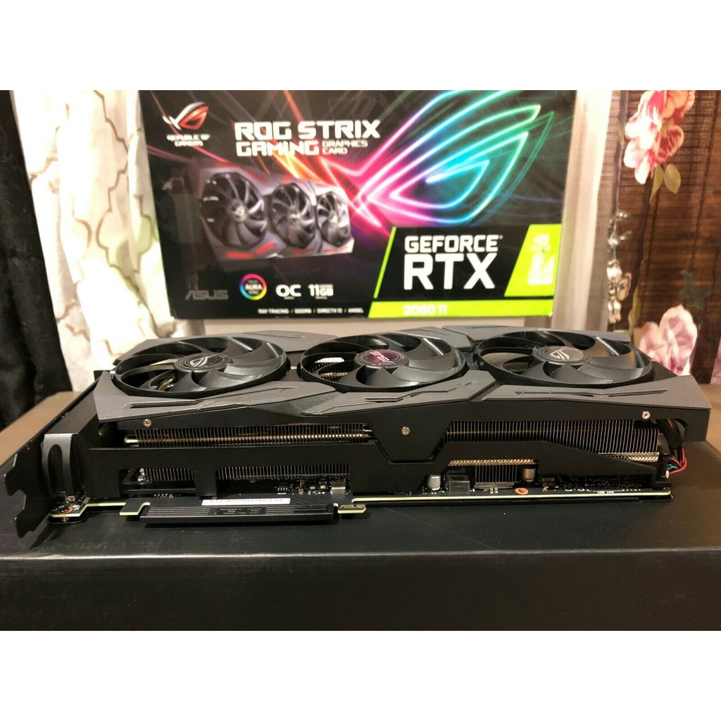 Asus Rog Strix Geforce Rtx 2080 Ti Oc Edition 11gb Gddr6 Graphics Card Kl8ho3vz2j Thaipick 4946