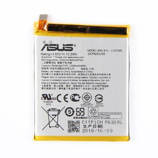 แบตเตอรี่ C11P1601 สำหรับ ASUS ZENFONE 3 ZENFONE3 ZE520KL Z017DA ZenFone live ZB501KL A007 2650 mAh