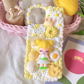 DIYเคสโทรศัพท์ทำเองสุทธิสีแดงเอลฟ์เป่าฟองสาวจำลองครีมกาวเปลือกโทรศัพท์มือถือdiyวัสดุกระเป๋าทำมือวางกาวโฮมเมด