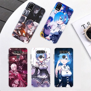 So1 เคสโทรศัพท์มือถือ ซิลิโคนนุ่ม ลายอะนิเมะ Re Zero Rem สําหรับ Infinix Zero 8 8i Hot 9 10 10i 10S 10T Lite Play Pro X687 X655 X655C X680 X682 X689C X657