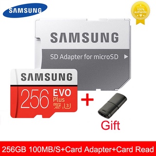 SAMSUNG Micro SD card 256GB Memory Card EVO Plus Class10 TF Card C10 microsd UHS-I U3