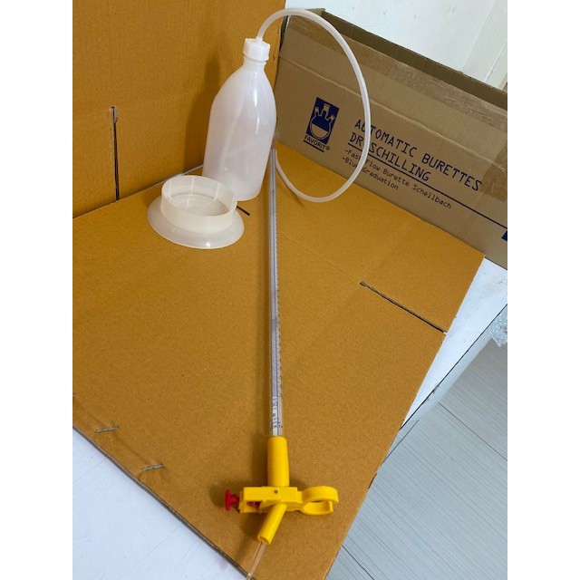 Auto Burette Plastic Schilling SET 50ml ยี่ห้อ Favorit พร้อมใช้งาน Shopee Thailand