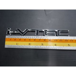 Logo I-vtec ของรถ Honda งานเหล็ก 13×1.5cm