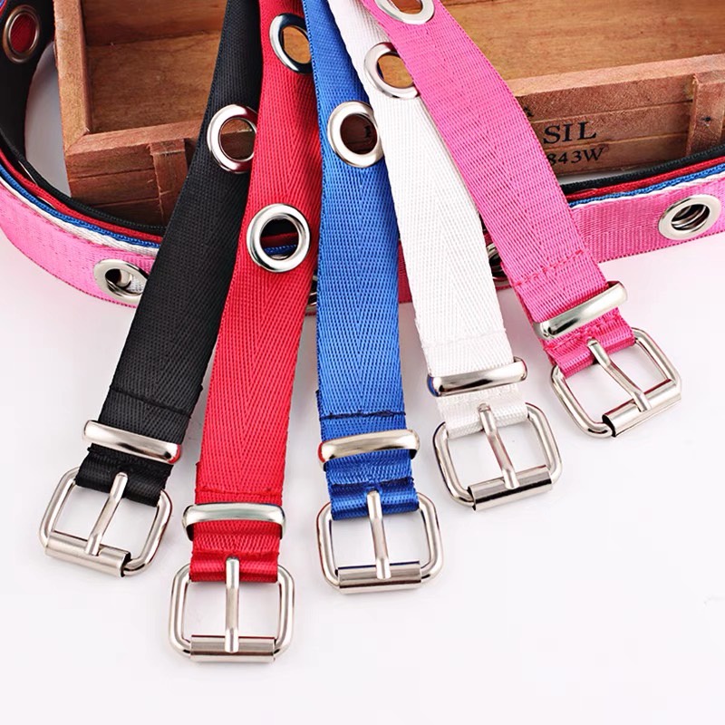 Fashion เข็มขัดผ้าไนลอน 1 รู แฟชั่นหลากสีสดใส พร้อมส่งจากไทย Q-131
