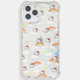 ✨ พร้อมส่ง ✨ Hello Kitty x Skinnydip Ditsy Rainbow Shock Case (ลิขสิทธิ์แท้ 100%) เคสคิดตี้