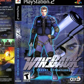 แผ่นเกมส์  PS2 (สินค้ารับประกัน) winback covert operations (USA)