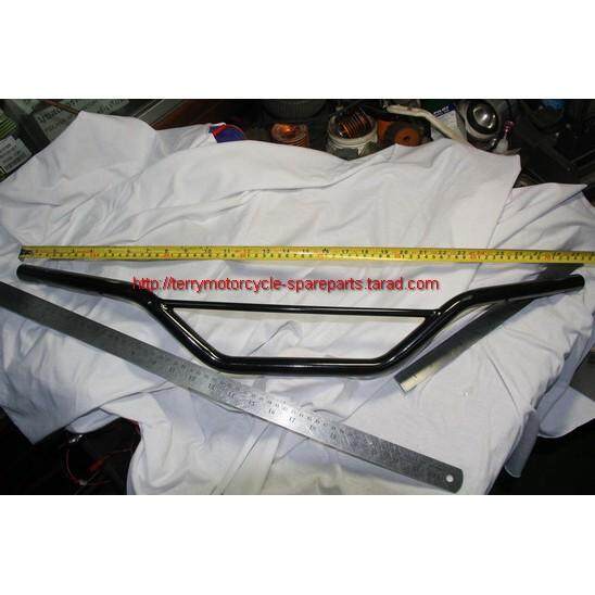 แฮนด์ MTX125R Honda DT100X Yamaha ทรงวิบาก ทรงกลาง มีคาดกลาง สีดำ ใส่ได้กับหลายรุ่น สินค้าใหม่ First