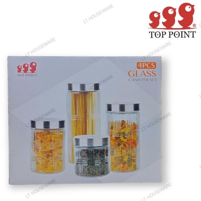 TOP POINT SET แก้ว JAR 4 ชิ้น / เค้กแก้ว JAR / RAYA เค้ก JAR