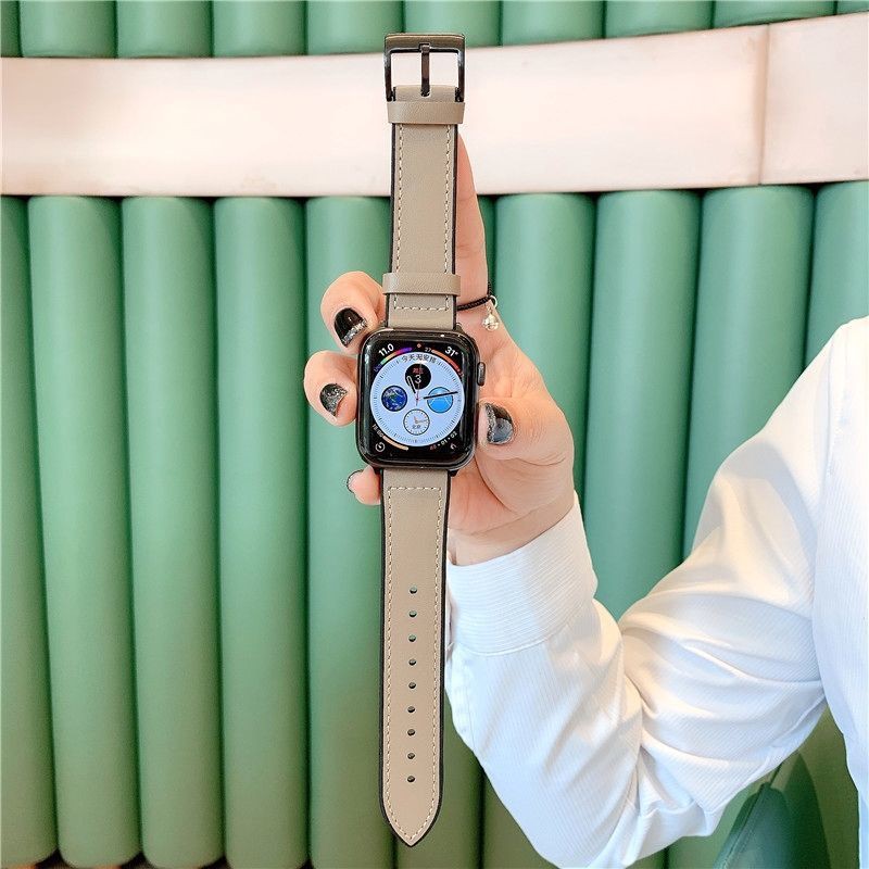 band สาย™ใช้ได้กับ Apple Watch รุ่นที่ 5 หนัง Applewatch serises6 / สาย iwatch234SE 